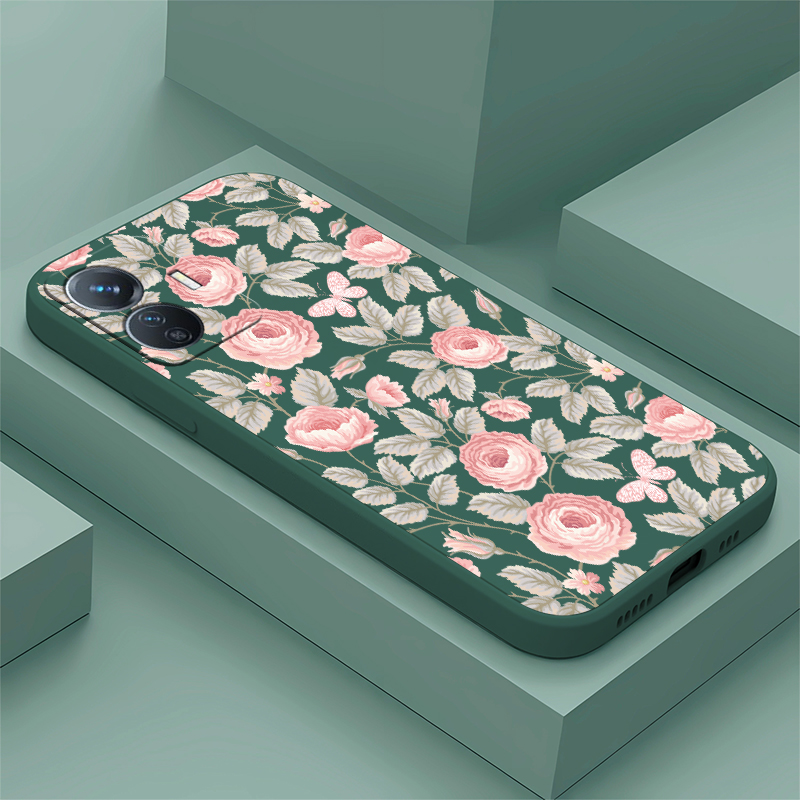 Vivo Y28 - Piccoli Fiori Stampa Cassa Del Telefono