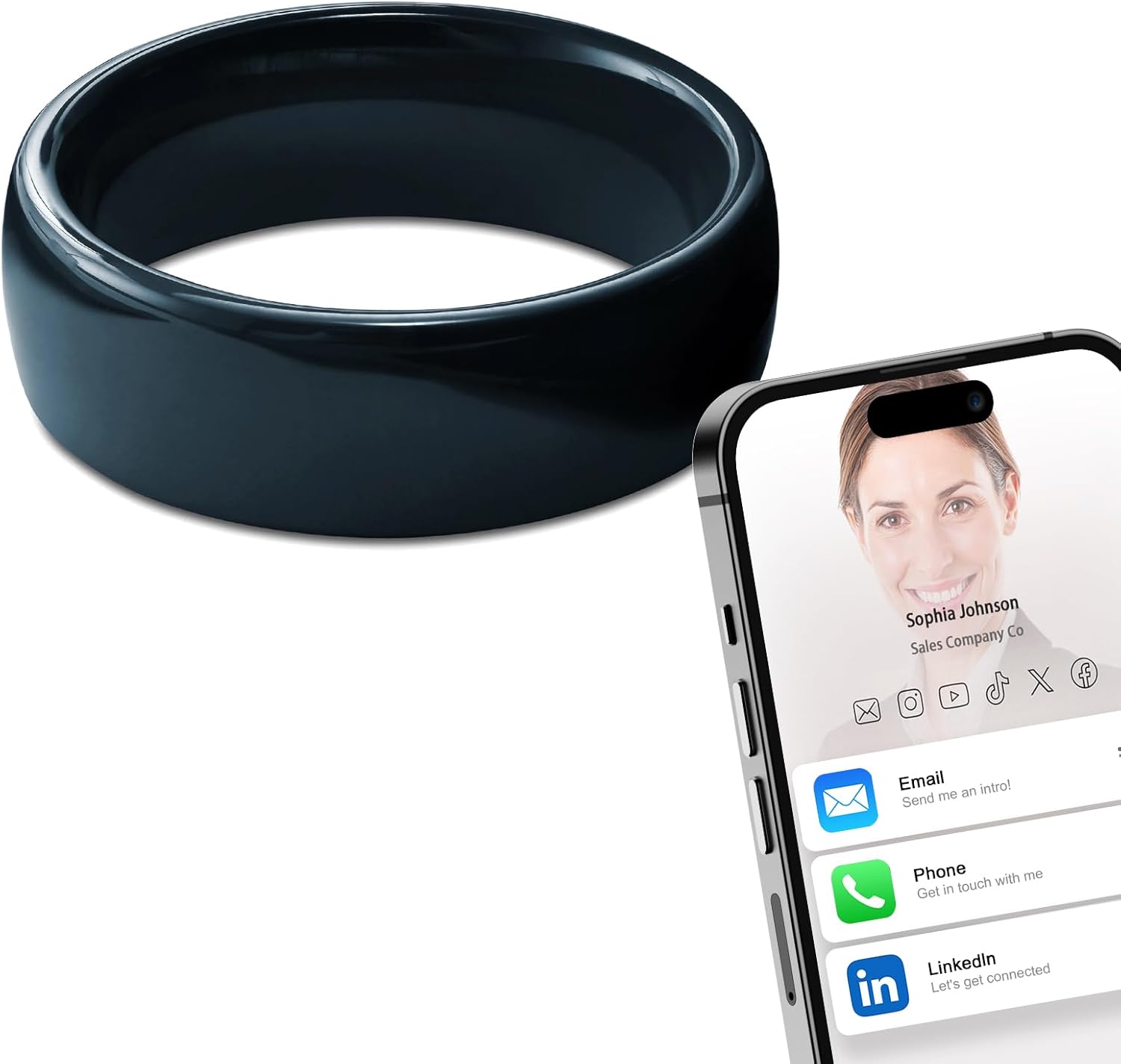 Anello intelligente in ceramic - Smart Ring Nfc Pay recensione e prezzo